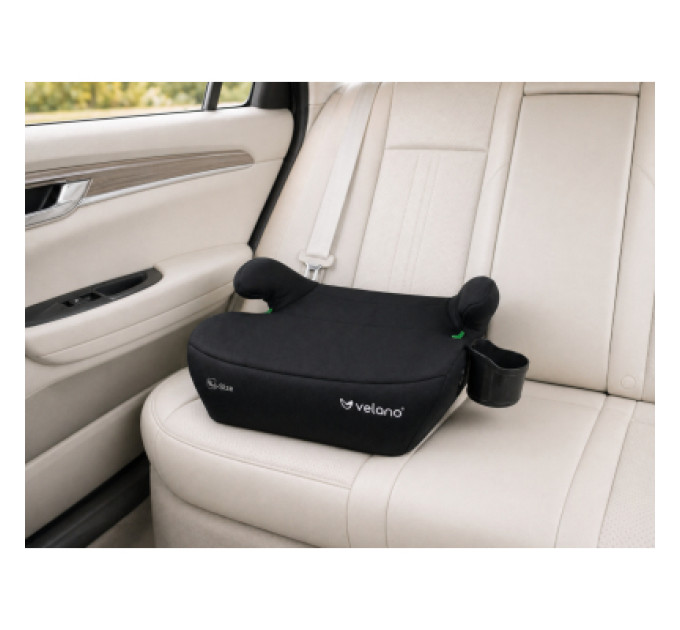Velano Автокрісло Velano Primo i-Size 125150 см, ISOFIX + підстаканник, black (48142)