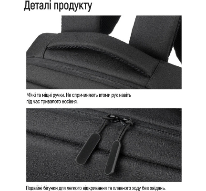 ColorWay Рюкзак для ноутбука ColorWay Practical 17.3" Black (CW-BPP173-BK)