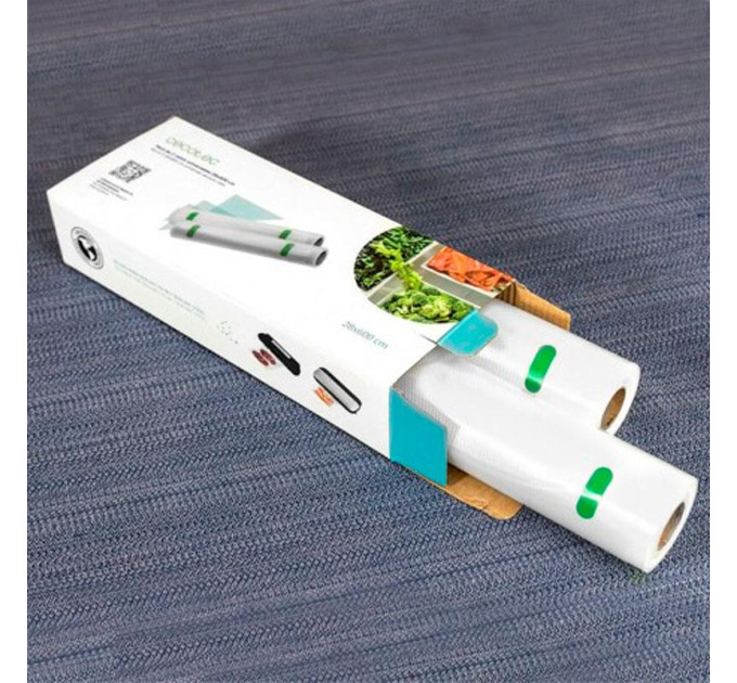 Cecotec Плівка для вакуумного пакувальника Cecotec 28х600 см, 2 рулона CCTC-04072 (8435484040723)