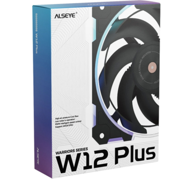Alseye Кулер до корпусу Alseye W12-Plus-B ((Forward Blades) (S.04.07.0066)