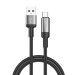 ColorWay Дата кабель USB 2.0 AM to USB-C 2.0m 6A braided wire black ColorWay (CW-CBUC097-BK)