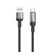 ColorWay Дата кабель USB 2.0 AM to USB-C 2.0m 6A braided wire black ColorWay (CW-CBUC097-BK)