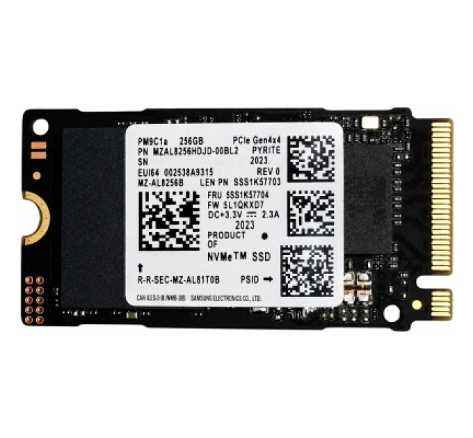 Samsung Накопичувач SSD M.2 2242 256GB Samsung (MZAL8256HDJD-00BL2)