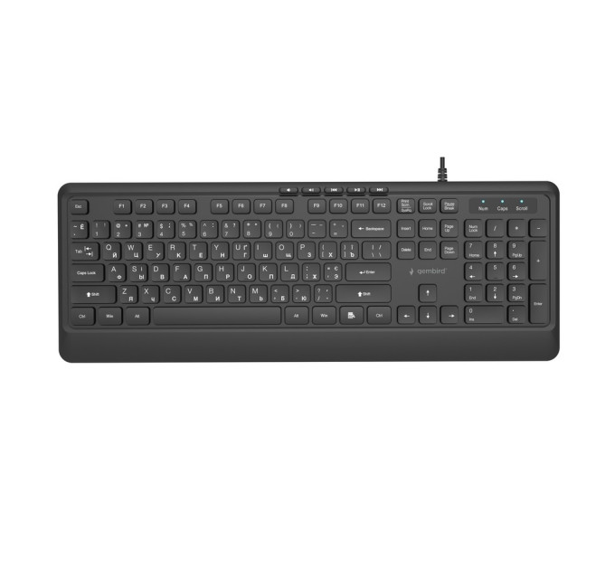 Gembird Клавіатура Gembird KB-MCH-05-CYRL Black