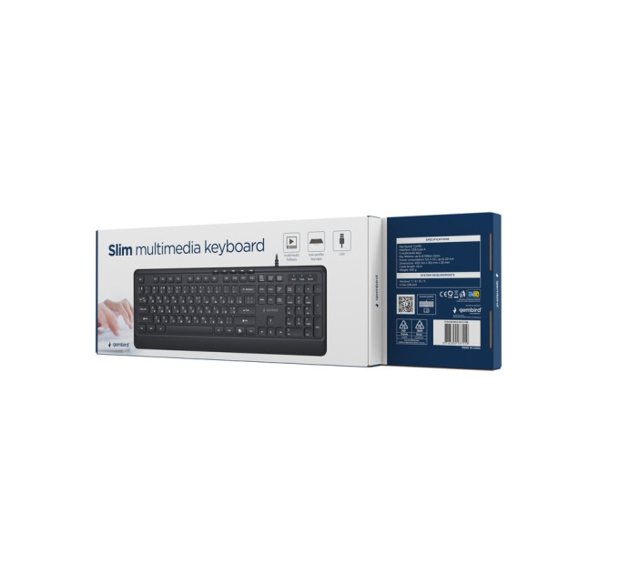 Gembird Клавіатура Gembird KB-MCH-05-CYRL Black
