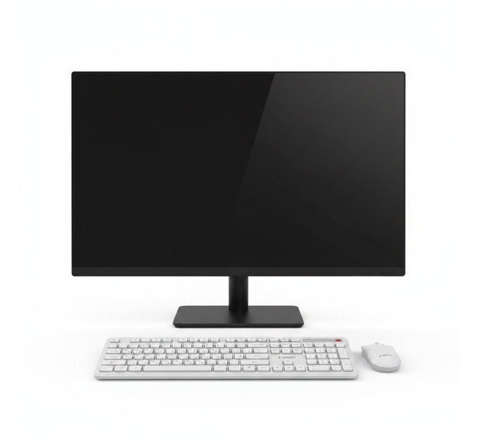Gembird Комплект (клавіатура, миша) бездротовий Gembird KBS-WPS-01-W-CYRL White