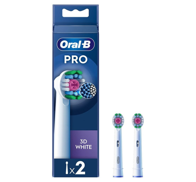 Braun Насадка для зубної електрощітки Braun Oral-B Pro 3D White EB18pRX (2 шт.)