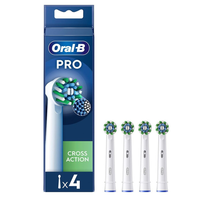 Braun Насадка для зубної електрощітки Braun Oral-B Pro Cross Action EB50RX (4 шт.)