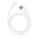 Vinga Дата кабель USB 2.0 AM to Lightning PVC 1m white Vinga (VCPDCL1W)