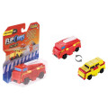 Flip Cars Машина Flip Cars 2 в 1 Пожежний автомобіль і Позашляховик (EU463875-05)