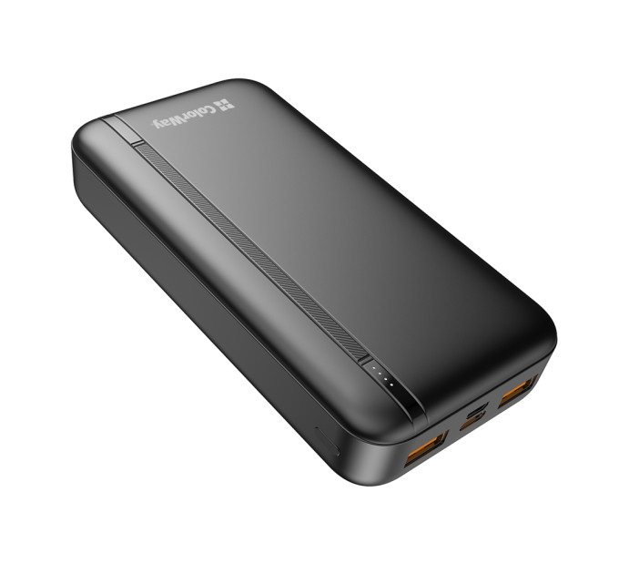 ColorWay Універсальна мобільна батарея ColorWay Portable Charger 20000mAh Black (CW-PB200LPB4BK-PD)