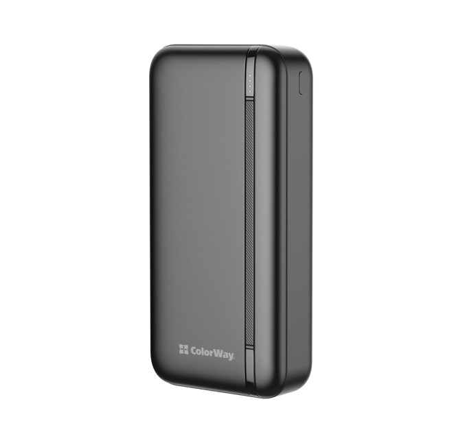 ColorWay Універсальна мобільна батарея ColorWay Portable Charger 20000mAh Black (CW-PB200LPB4BK-PD)