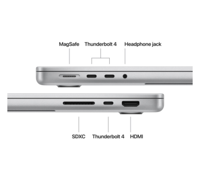 Apple Ноутбук Apple MacBook Pro 14 A3434 M5 Silver (MDE64UA/A)