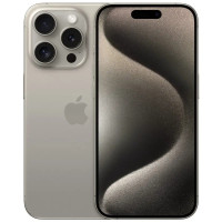 Мобільний телефон Apple iPhone 15 Pro 256Gb Natural Titanium (Grade A) USED (iP15Pr25NaT_A)
