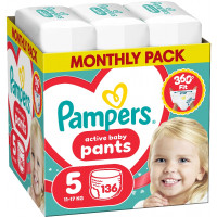 Підгузки Pampers Active Baby Pants Розмір 5 (11-17 кг) 136 шт (8006530305679)