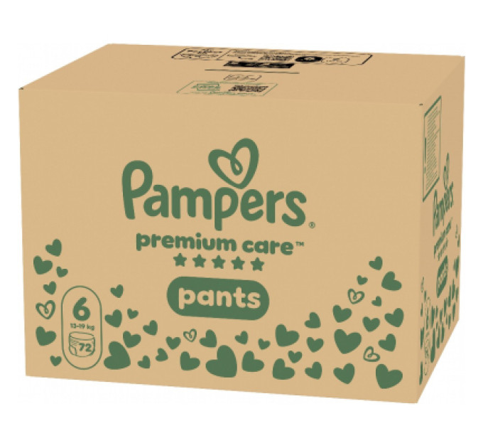 Pampers Підгузки Pampers Premium Care Pants Розмір 6 (13-19 кг) 72 шт (8006530320139)