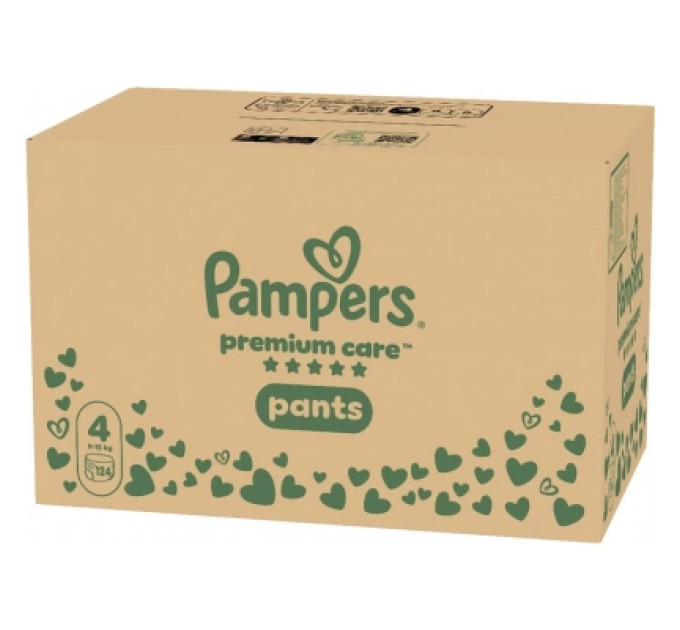 Pampers Підгузки Pampers Premium Care Pants Розмір 4 (9-15 кг) 124 шт (8006530315852)