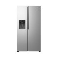 Gorenje HA Холодильник SBS Gorenje, 179х62х91см, 2 двері, 347(181)л, А+, NF+, Інв., Зона св-ті, диспенсер, Внутр. Диспл, нерж