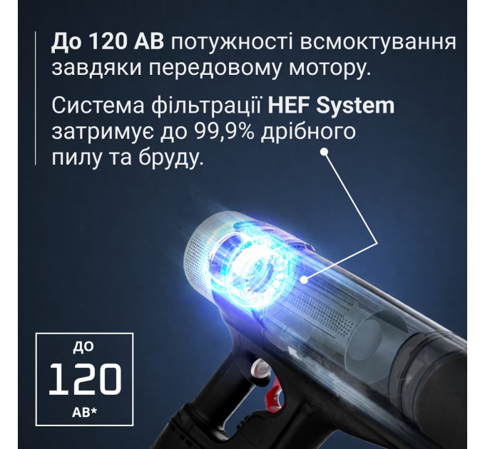 Rowenta Акумуляторний пилосос Rowenta X-Force Flex 10.80 RH7A35E0