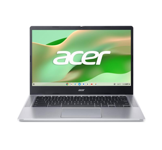 ACER computers Ноутбук Acer Chromebook CB314-4H 14" FHD IPS, Intel i3-N305, 8GB, F128GB, UMA, ChromeOS, сріблястий