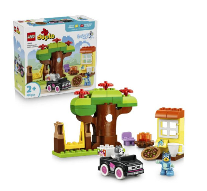 LEGO Конструктор LEGO DUPLO Bluey «Піцерія» з Мафіном та Блуї