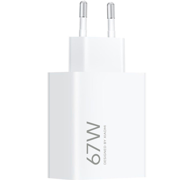 Xiaomi Зарядний пристрій Xiaomi 67W HyperCharge USB-A White (BHR07SKEU)