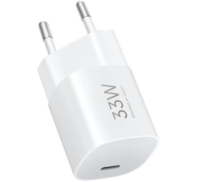 Xiaomi Мережевий зарядний пристрій Xiaomi 33W Nano Type-C White (BHR087LEU)