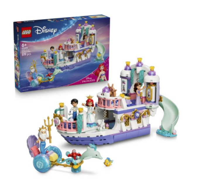 LEGO Конструктор LEGO Disney Princess Королівський весільний човен Аріель
