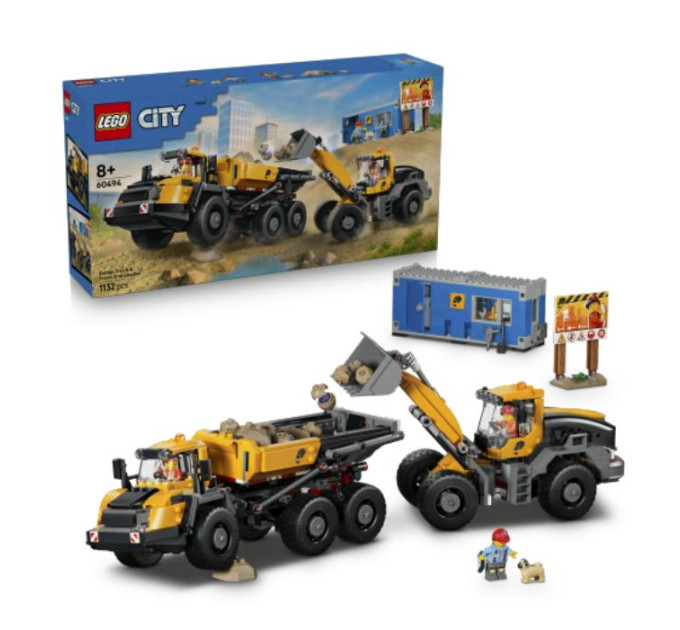 LEGO Конструктор LEGO City Самоскид і фронтальний ковшовий навантажувач