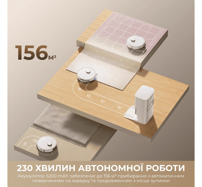 Dreame Робот-пилосос Dreame Bot D30 Ultra White (RTD31TE)