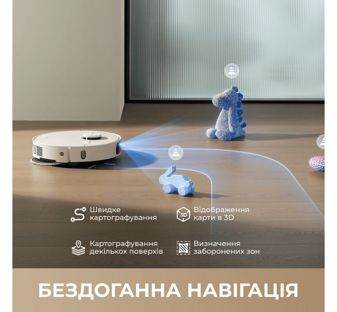 Dreame Робот-пилосос Dreame Bot D30 Ultra White (RTD31TE)