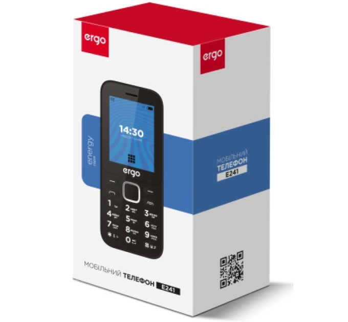 Ergo Мобільний телефон Ergo E241 Blue
