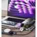 HOCO Батарея універсальна HOCO 30000mAh Plentiful 22.5W, built-in cables, LED, Black (DB58 / 715030)