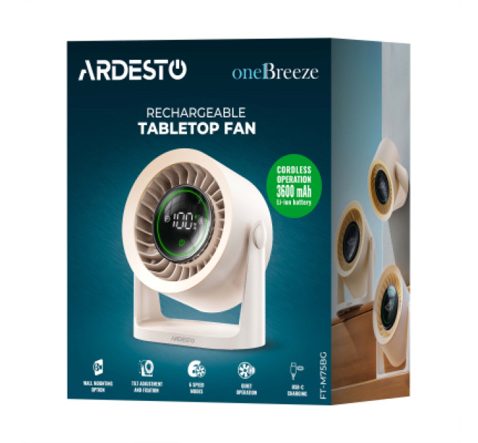 Ardesto Вентилятор Ardesto FT-M75BG