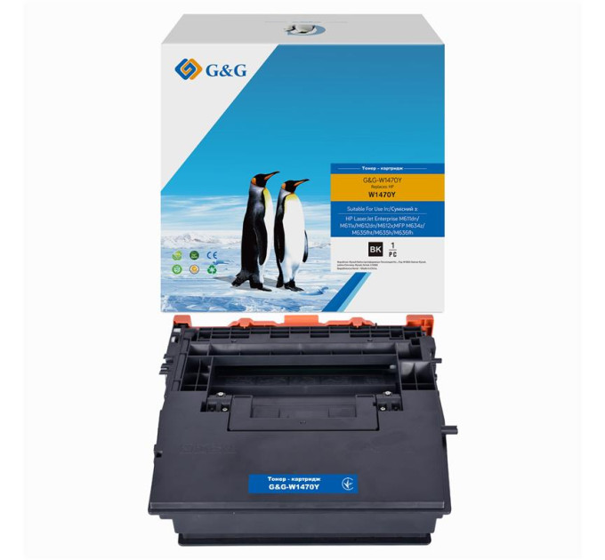 G&G Картридж G&G до HP 147Y LJ MFP M611/M612/M635/M636 Black (42 000стор)