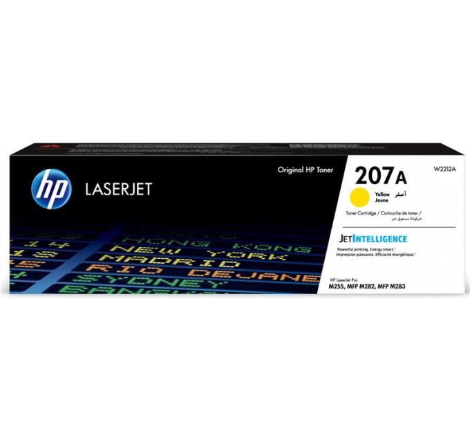 HP supplies Картридж HP 207A CLJ M255/M282/M283 Yellow (1250 стор)