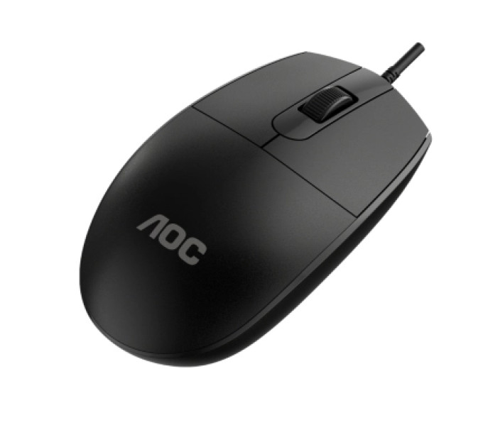 AOC Мишка AOC MS100B USB Black (MS100B/LA)
