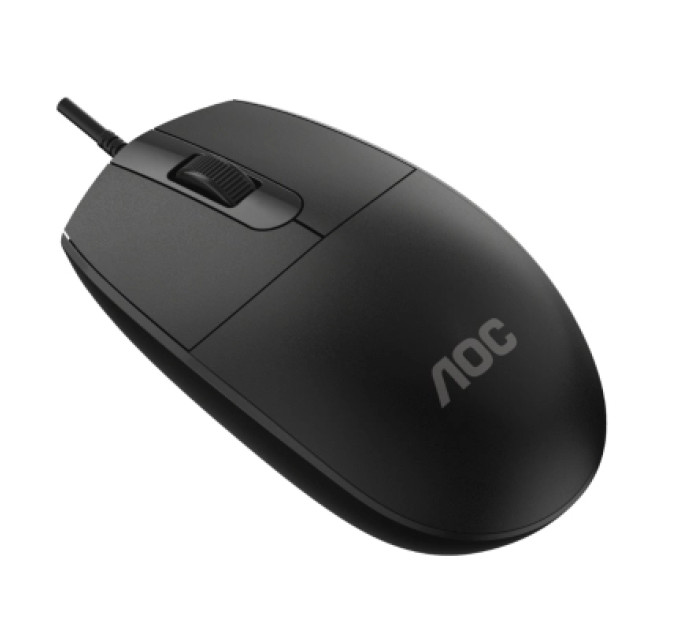 AOC Мишка AOC MS100B USB Black (MS100B/LA)