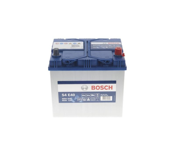 BOSCH AUTO Акумулятор Bosch S4 12В 65А·год 650А R+ (0 092 S4E 400)