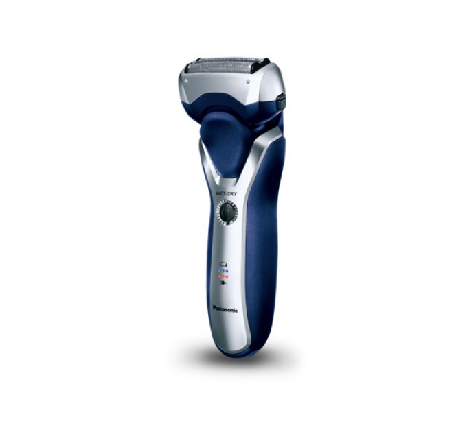 PANASONIC НА Бритва електр. Panasonic ES-RT37-S520, сіткова, 3 бритв. головки, 10000 об/хв, Li-Ion, сух.+волог. гоління, тример, синій