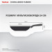 Tefal Kitchenware Мультисковорода Tefal Excellence Fusion, з кришкою, 24см, алюміній, скло, нержавіюча сталь, метал, чорний