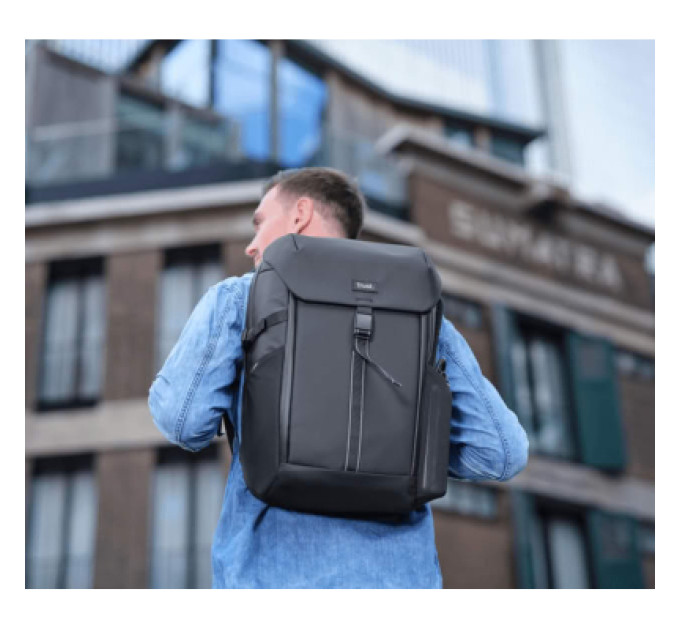 Trust Рюкзак для ноутбука Trust 17", Jersey Travel Black (25669_TRUST)