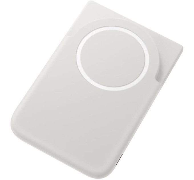 SAMSUNG mobile Акумулятор портативний літій-іонний Samsung Magnet Wireless Battery Pack 5000мА•год, 20Вт PD/Qi2 15Вт, сірий світлий