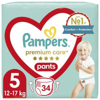 Підгузки Pampers Premium Care Pants Junior Розмір 5 (12-17 кг) 34 шт (8001090759870)