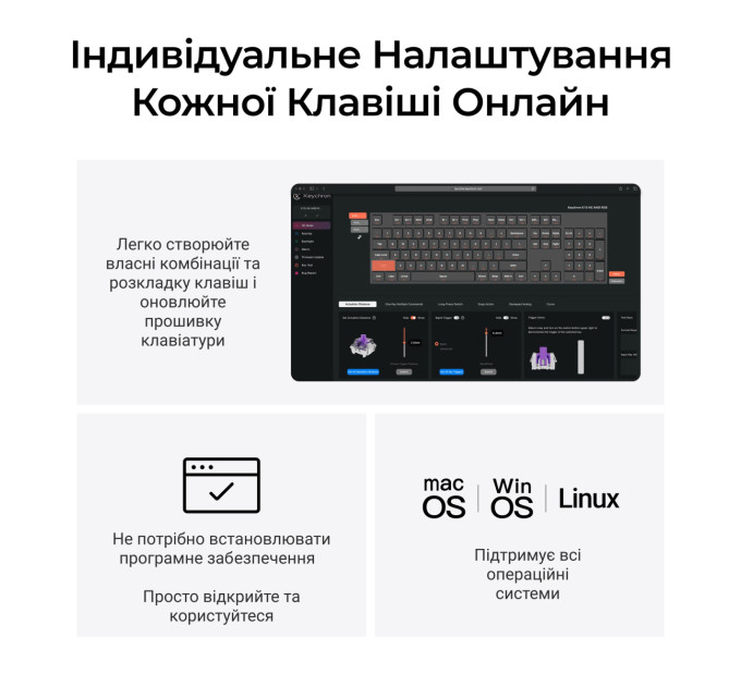 Keychron Клавіатура бездротова Keychron K10 HE Magnetic Switch Black RGB (K10H-F1-UA)