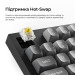 Keychron Клавіатура бездротова Keychron K10 Max Keychron Super Banana Switch Black RGB (K10M-H4-UA)
