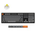 Keychron Клавіатура бездротова Keychron K10 Max Keychron Super Banana Switch Black RGB (K10M-H4-UA)