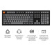 Keychron Клавіатура бездротова Keychron K10 Max Keychron Super Banana Switch Black RGB (K10M-H4-UA)