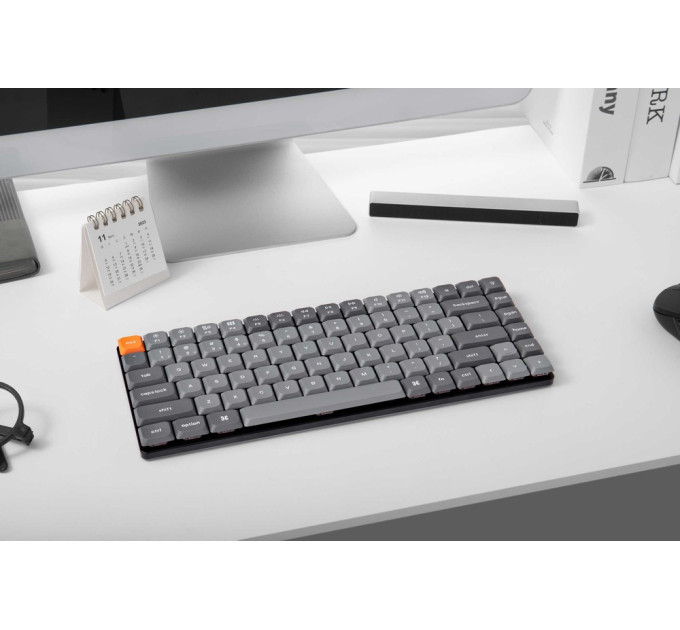 Keychron Клавіатура бездротова Keychron K3 Max, Gateron MX 2.0 Brown, Hot-Swap, RGB UA Black (K3M-H3-UA)