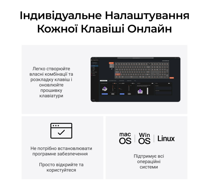Keychron Клавіатура бездротова Keychron Q6 HE Magnetic Switch Black RGB (Q6H-M1-UA)